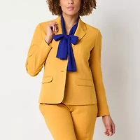 Black Label by Evan-Picone Womens Classic Fit Suit Jacket