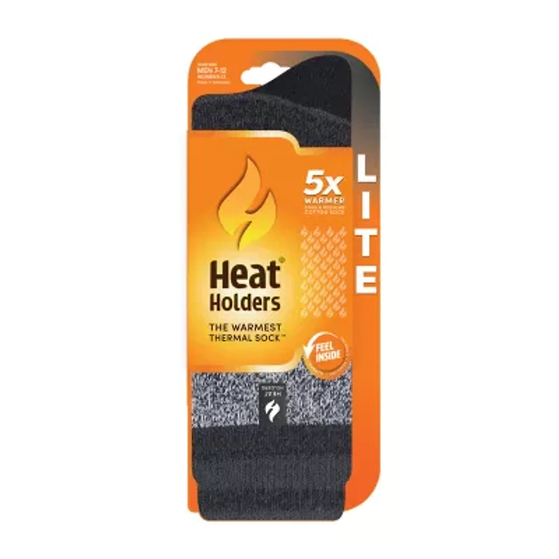 Heat Holders  Lite Starling Mens 1 Pair Crew Socks