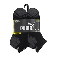 PUMA Ultimate Training Mens Breathable Multi-Pack 6 Pair Quarter Ankle Socks