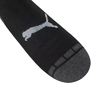 PUMA Ultimate Training Mens Breathable Multi-Pack 6 Pair Quarter Ankle Socks
