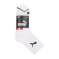 PUMA Sportstyle Training High Mens Breathable Multi-Pack 6 Pair Quarter Ankle Socks