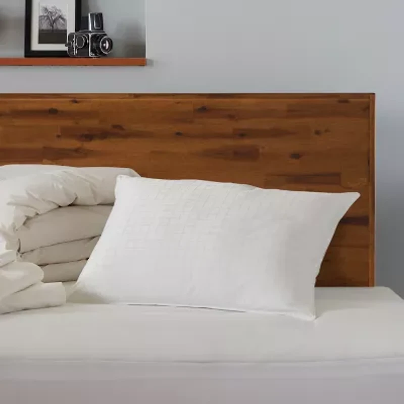 Ella Jayne 100% Cotton Dobby-Box Shell Firm Back/Side Sleeper Down Alternative Pillow