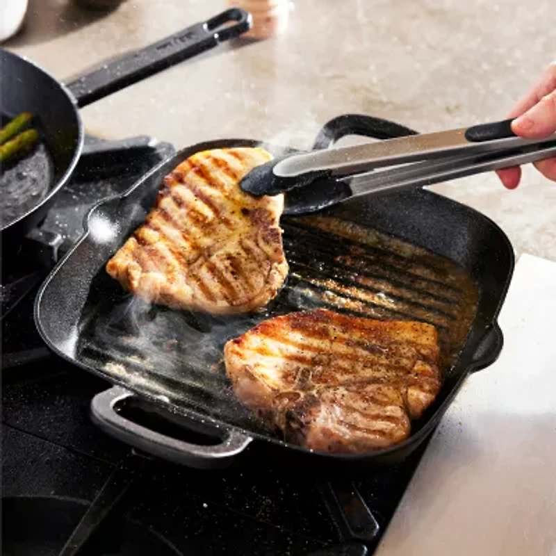 Bobby Flay Cast Iron 11" Square Grill Pan