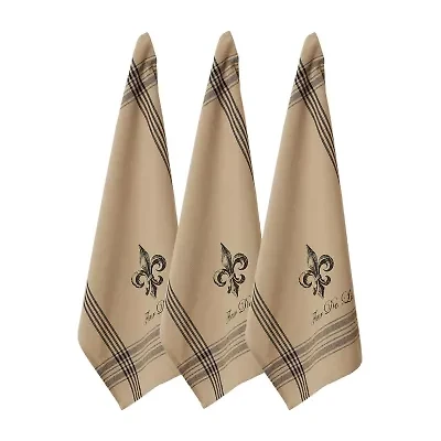 Design Imports French Print 3-pc. Dish Cloth Set