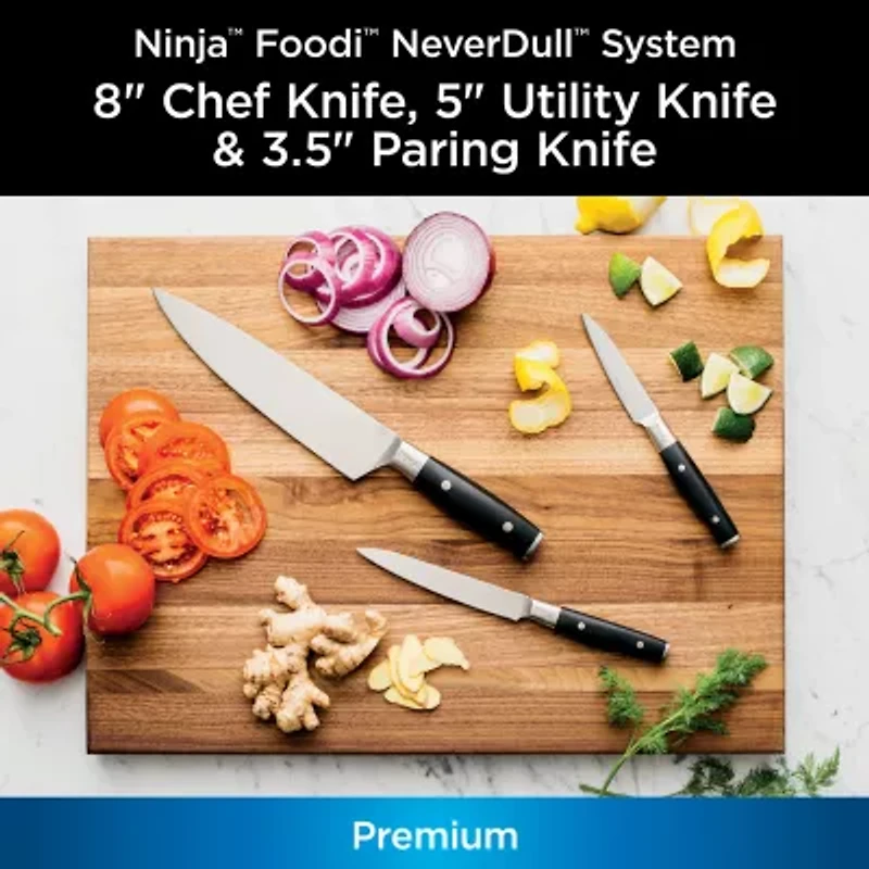 Ninja Neverdull System 3-pc. Knife Set