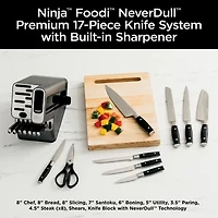 Ninja Neverdull System 17-pc. Knife Block Set