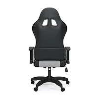 Signature Design by Ashley Lynxtyn Swivel Adjustable Height Gaming Chair with LED Lighting