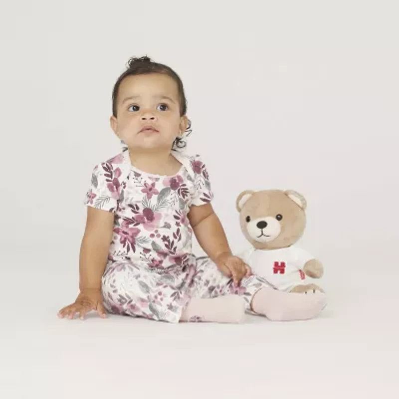 Huggies Baby Girls 6 Pair Crew Socks