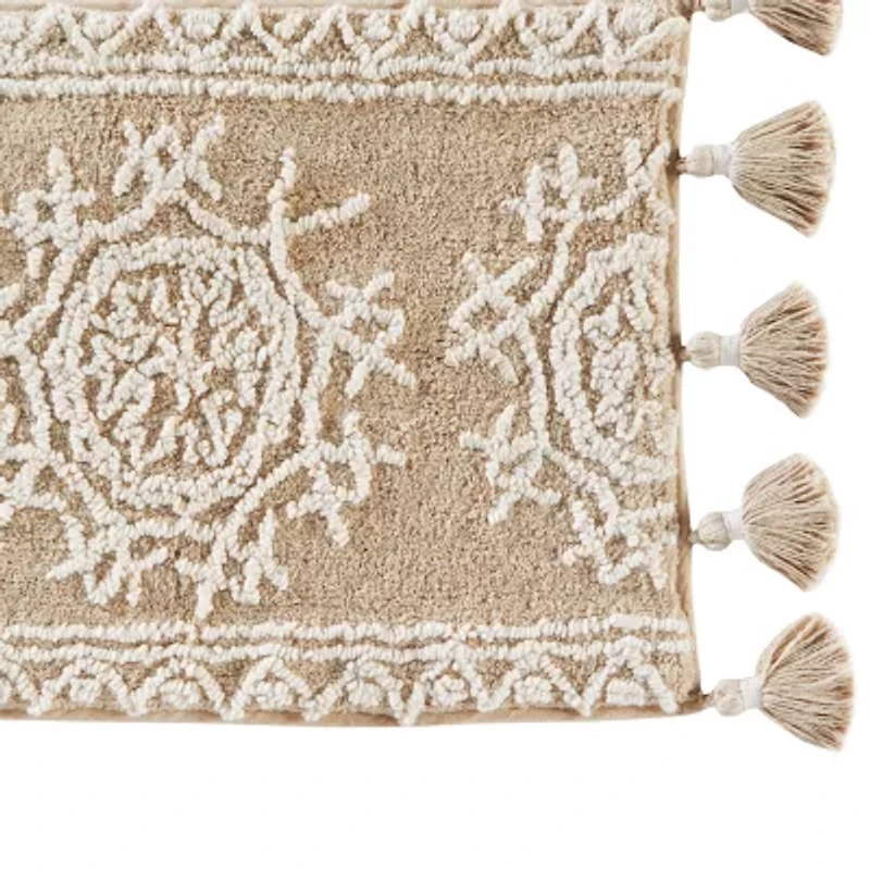 Saturday Knight Neutral Nuances Medallia Bath Rug Collection
