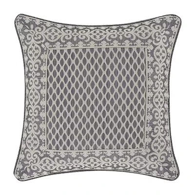 Five Queens Court Houston Square Throw Pillow
