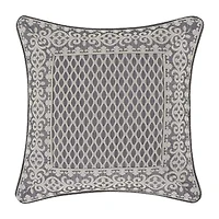 Five Queens Court Houston Square Throw Pillow