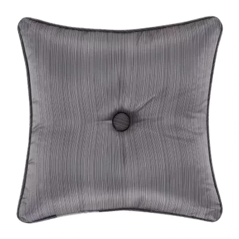 Five Queens Court Houston Square Throw Pillow