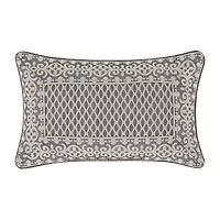Five Queens Court Houston Rectangular Throw Pillow