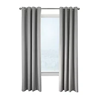 Newberry Grommet Top Energy Saving 100% Blackout Single Curtain Panel
