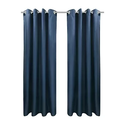 Outdoor Decor Seascapes Grommet Top Light-Filtering Set of 2 Curtain Panel