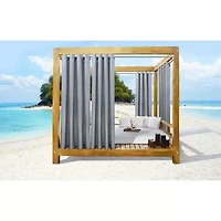 Seascapes Grommet Top Light-Filtering Set of 2 Outdoor Curtain Panel