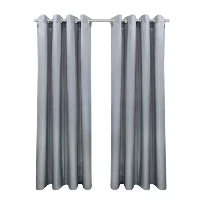 Seascapes Grommet Top Light-Filtering Set of 2 Outdoor Curtain Panel