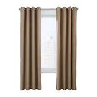 Thermaplus Ventura Grommet Top Energy Saving 100% Blackout Set of 2 Curtain Panel
