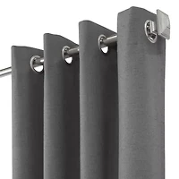 Thermaplus Ventura Grommet Top Energy Saving 100% Blackout Set of 2 Curtain Panel