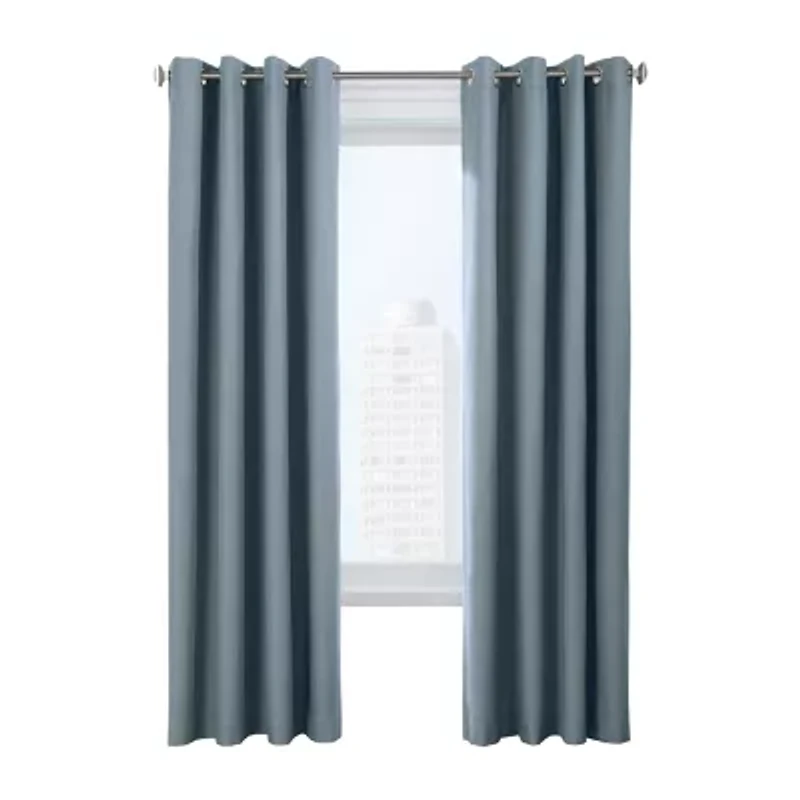 Ventura Grommet Top Energy Saving 100% Blackout Set of 2 Curtain Panel