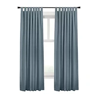 Thermaplus Ventura Tab Top Energy Saving 100% Blackout Set of 2 Curtain Panel