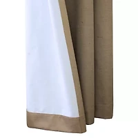 Thermaplus Ventura Tab Top Energy Saving 100% Blackout Set of 2 Curtain Panel