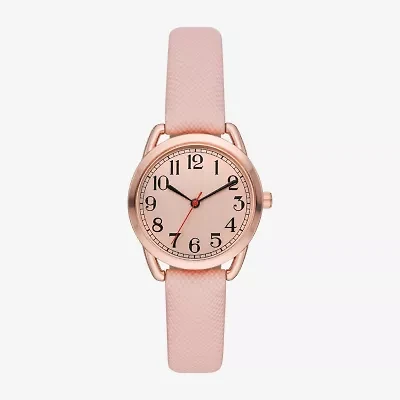 Womens Pink Strap Watch Fmdjo266