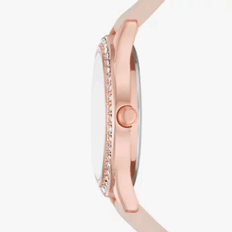 Ladies Boxed Sets Womens Crystal Accent Orange 6-pc. Watch Boxed Set Fmdjset347