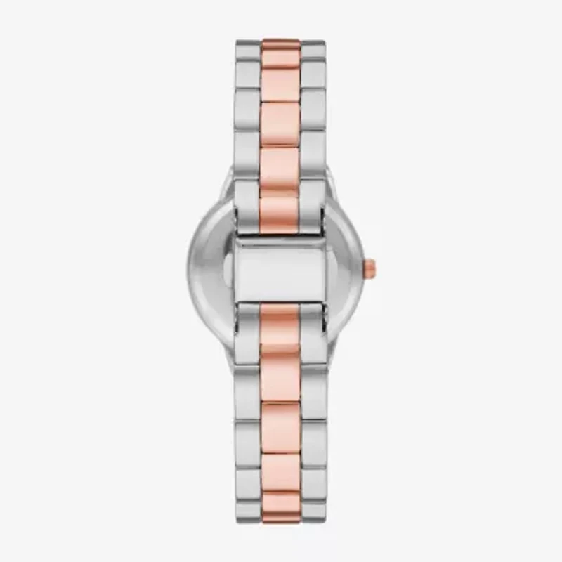 Ladies Boxed Sets Womens Crystal Accent Two Tone 4-pc. Watch Boxed Set Fmdjset345