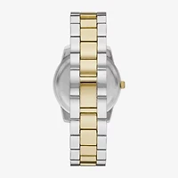 Ladies Boxed Sets Womens Crystal Accent Two Tone 5-pc. Watch Boxed Set Fmdjset341
