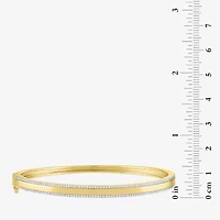 Diamond Addiction 1/2 CT. T.W. Genuine White Bangle Bracelet