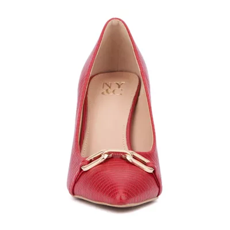 New York & Company Katerina Womens Pointed Closed Toe Stiletto Heel Pumps