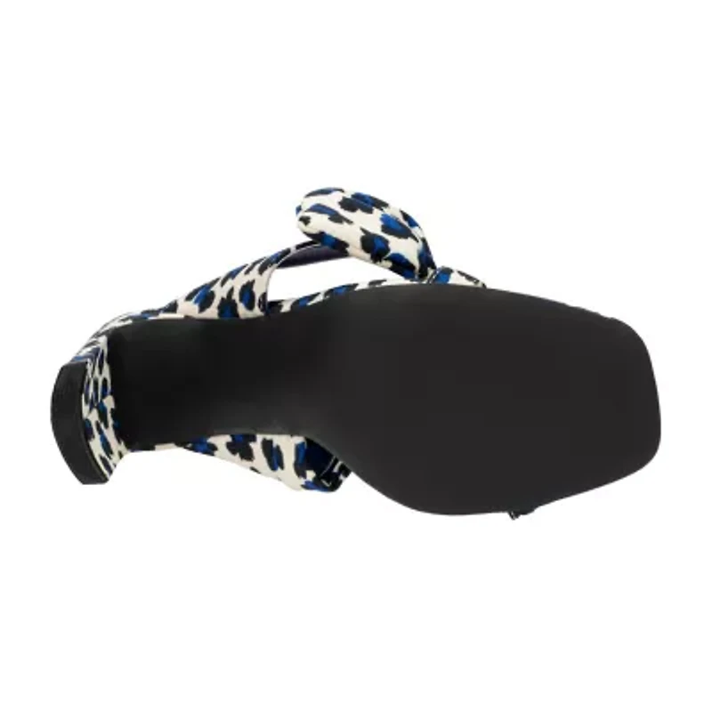 New York & Company Gerri Womens Square Open Toe Block Heel Pumps