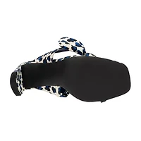 New York & Company Gerri Womens Square Open Toe Block Heel Pumps