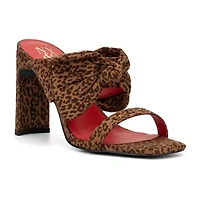 New York & Company Gerri Womens Square Open Toe Block Heel Pumps