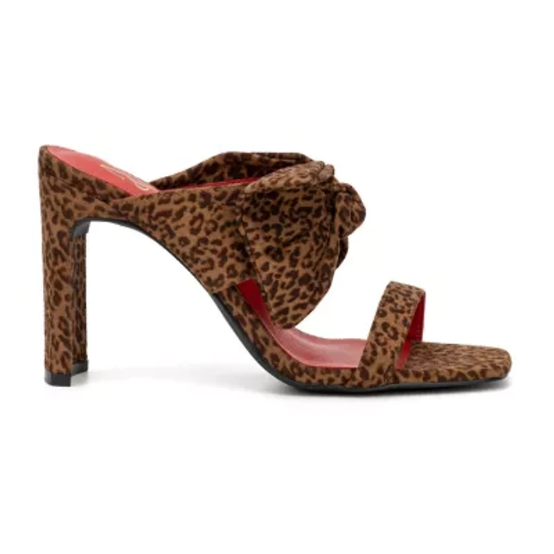 New York & Company Gerri Womens Square Open Toe Block Heel Pumps