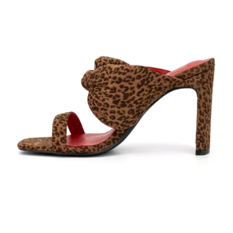 New York & Company Gerri Womens Square Open Toe Block Heel Pumps