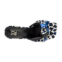 New York & Company Anthi Womens Square Open Toe Block Heel Pumps