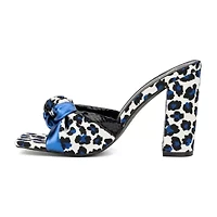 New York & Company Anthi Womens Square Open Toe Block Heel Pumps