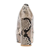 New York & Company Rylas Womens Square Closed Toe Block Heel Pumps