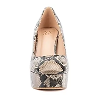 New York & Company Rylas Womens Square Closed Toe Block Heel Pumps