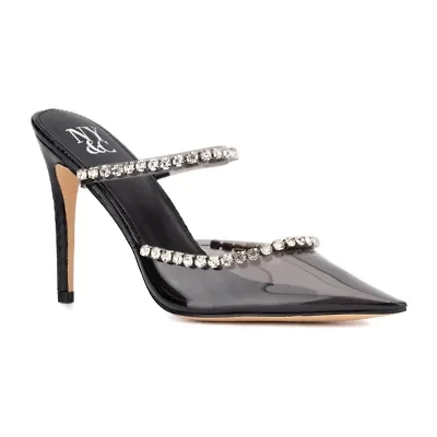 New York & Company Fatimas Womens Pointed Closed Toe Stiletto Heel Pumps