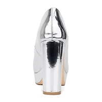 New York & Company Nancys Womens Round Closed Toe Block Heel Pumps