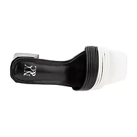 New York & Company Hera Womens Square Mules