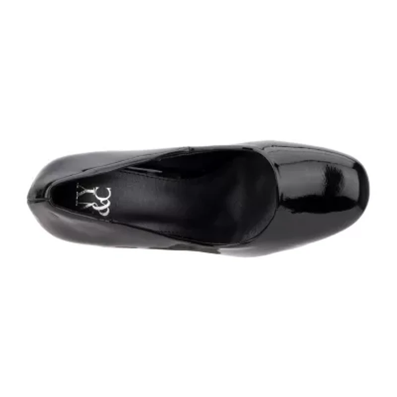 New York & Company Nancys Womens Square Closed Toe Block Heel Pumps
