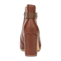 New York & Company Womens Elisabeth Block Heel Booties