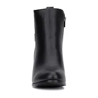 New York & Company Womens Andra Stacked Heel Booties