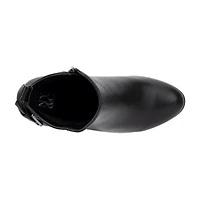 New York & Company Womens Andra Stacked Heel Booties