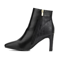 New York & Company Womens Una Block Heel Booties