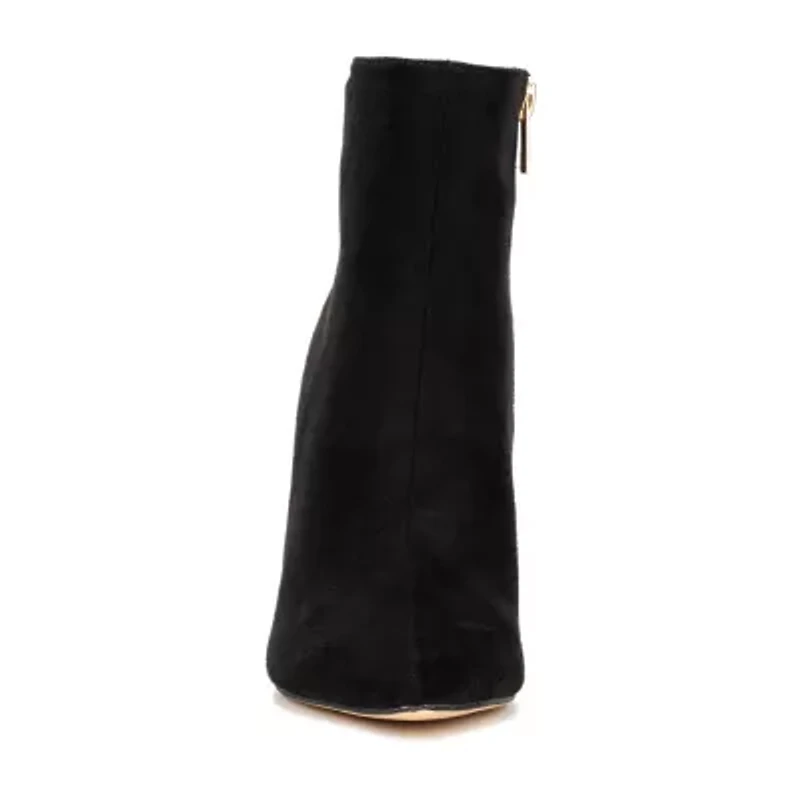New York & Company Womens Zhuri Block Heel Booties